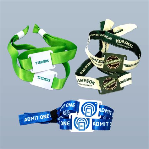 nfc fabric wristband|custom made nfc wristbands.